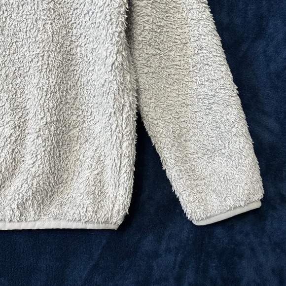 Patagonia Womens Fleece Pullover Sweater Size S Gray Deep Pile 1/4 Zip Outdoors - Picture 4 of 16